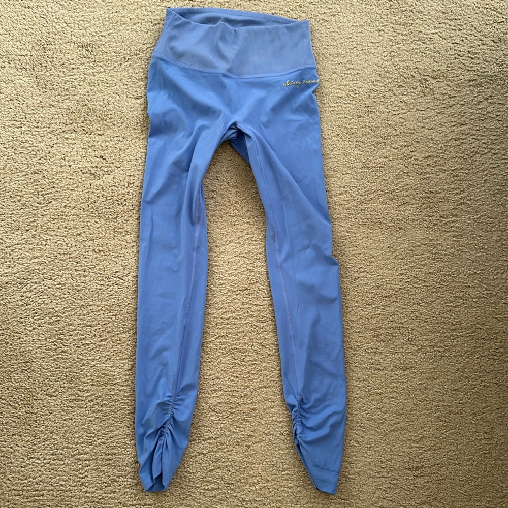 Gymshark x Whitney Simmons Whitney rib legging size small - blue